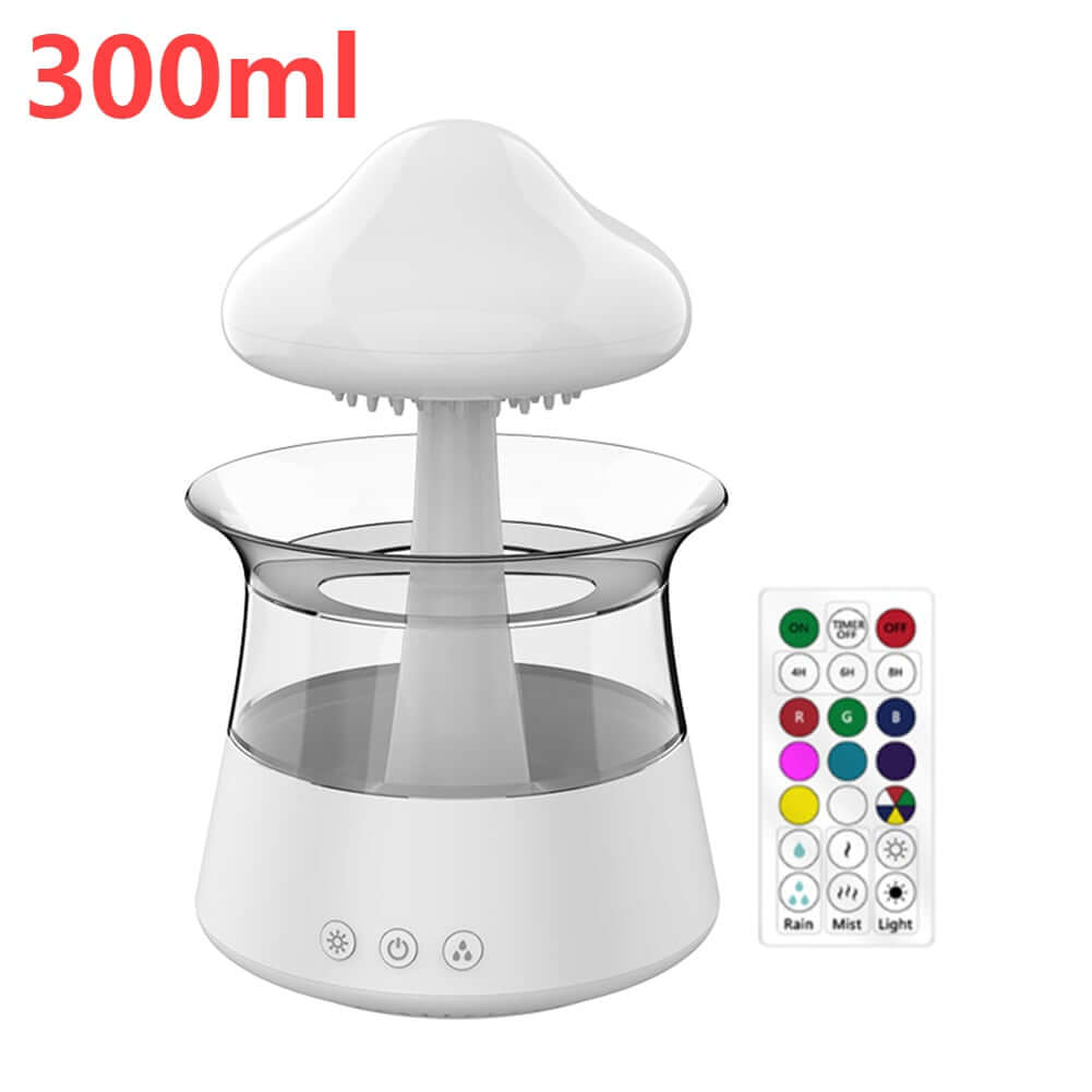Mushroom Rain Air Humidifier Multicolor Aroma Diffuser