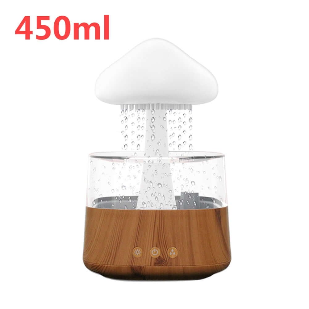 Mushroom Rain Air Humidifier Multicolor Aroma Diffuser