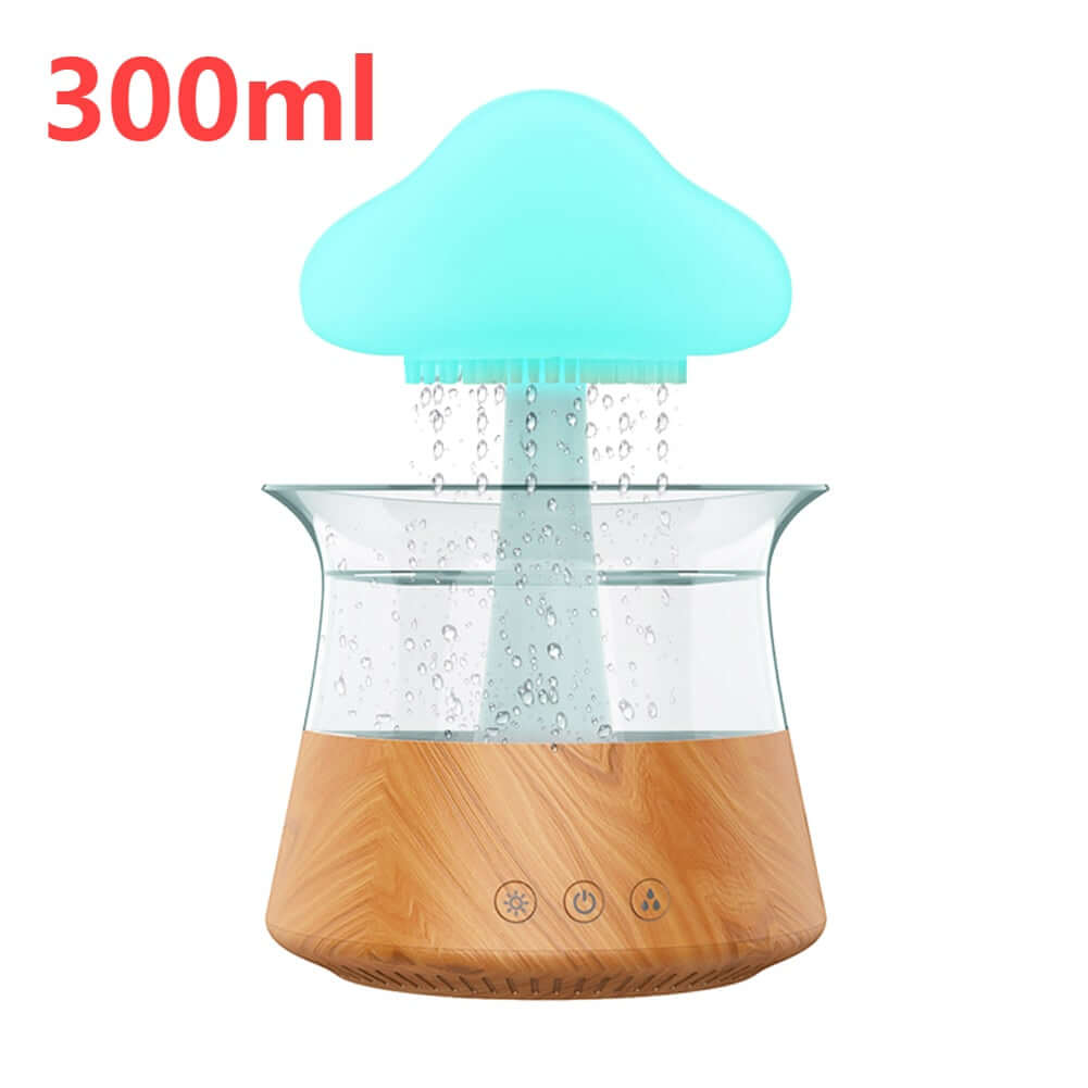 Mushroom Rain Air Humidifier Multicolor Aroma Diffuser